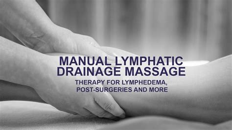 anal massage|lymphatic drainage and peripheral neuropathy